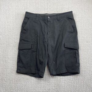 BC Clothing Cargo Utility Hiking Shorts Men's Size 34 Dark Gray Outdoor Climb